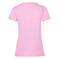 Light Pink - Back - Fruit of the Loom Womens-Ladies Lady Fit T-Shirt