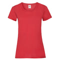 Red - Front - Fruit of the Loom Womens-Ladies Lady Fit T-Shirt