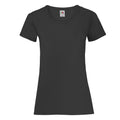 Black - Front - Fruit of the Loom Womens-Ladies Lady Fit T-Shirt