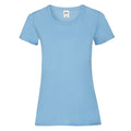 Sky Blue - Front - Fruit of the Loom Womens-Ladies Lady Fit T-Shirt