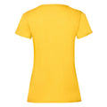 Sunflower - Back - Fruit of the Loom Womens-Ladies Lady Fit T-Shirt