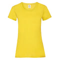 Yellow - Front - Fruit of the Loom Womens-Ladies Lady Fit T-Shirt