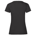 Black - Back - Fruit of the Loom Womens-Ladies Lady Fit T-Shirt
