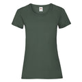 Bottle Green - Front - Fruit of the Loom Womens-Ladies Lady Fit T-Shirt