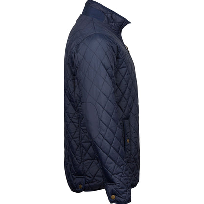 Deep Navy - Side - Tee Jays Mens Richmond Padded Jacket