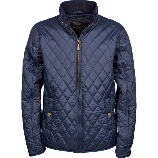 Deep Navy - Front - Tee Jays Mens Richmond Padded Jacket