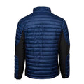 Navy-Black - Back - Tee Jays Mens Crossover Padded Jacket