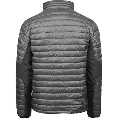 Space Grey-Black - Back - Tee Jays Mens Crossover Padded Jacket