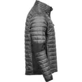 Space Grey-Black - Side - Tee Jays Mens Crossover Padded Jacket