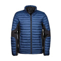 Navy-Black - Front - Tee Jays Mens Crossover Padded Jacket