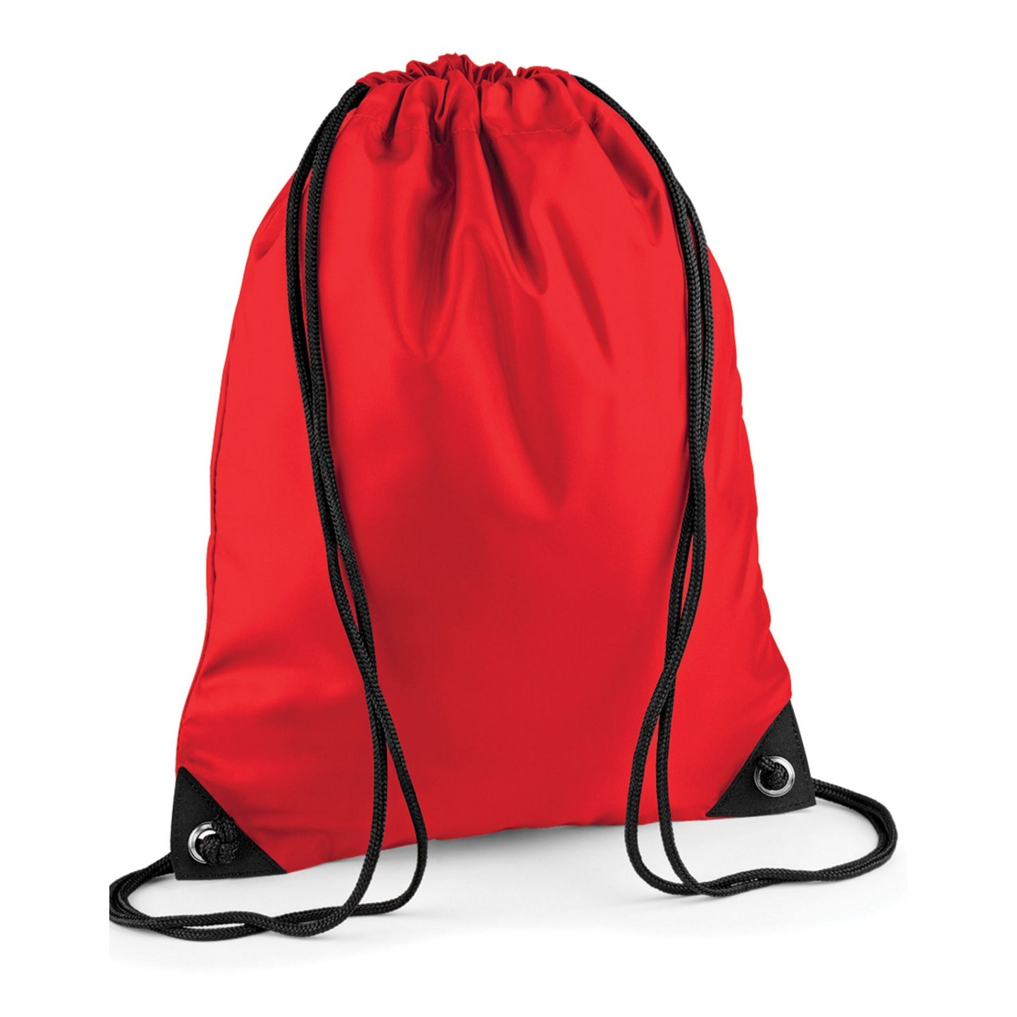 Bright Red - Front - Bagbase Premium Drawstring Bag