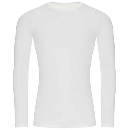 Arctic White - Front - AWDis Cool Mens Active Recycled Base Layer Top