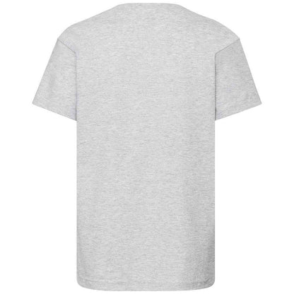 Heather Grey - Back - Fruit of the Loom Childrens-Kids Original Cotton T-Shirt