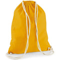 Mustard - Front - Westford Mill Cotton Drawstring Bag