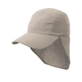 Khaki - Back - Result Childrens-Kids Legionnaires Cap