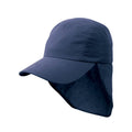 Navy - Back - Result Childrens-Kids Legionnaires Cap