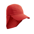 Red - Front - Result Childrens-Kids Legionnaires Cap