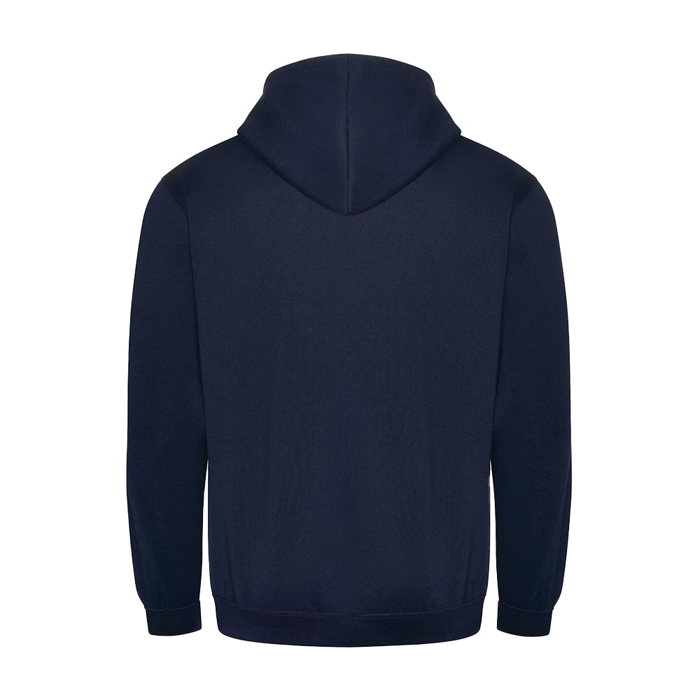 Navy - Back - PRO RTX Mens Full Zip Hoodie
