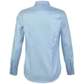 Soft Blue - Back - NEOBLU Womens-Ladies Blaise Long-Sleeved Formal Shirt