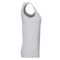 Heather Grey - Side - Fruit of the Loom Womens-Ladies Value Lady Fit Vest Top
