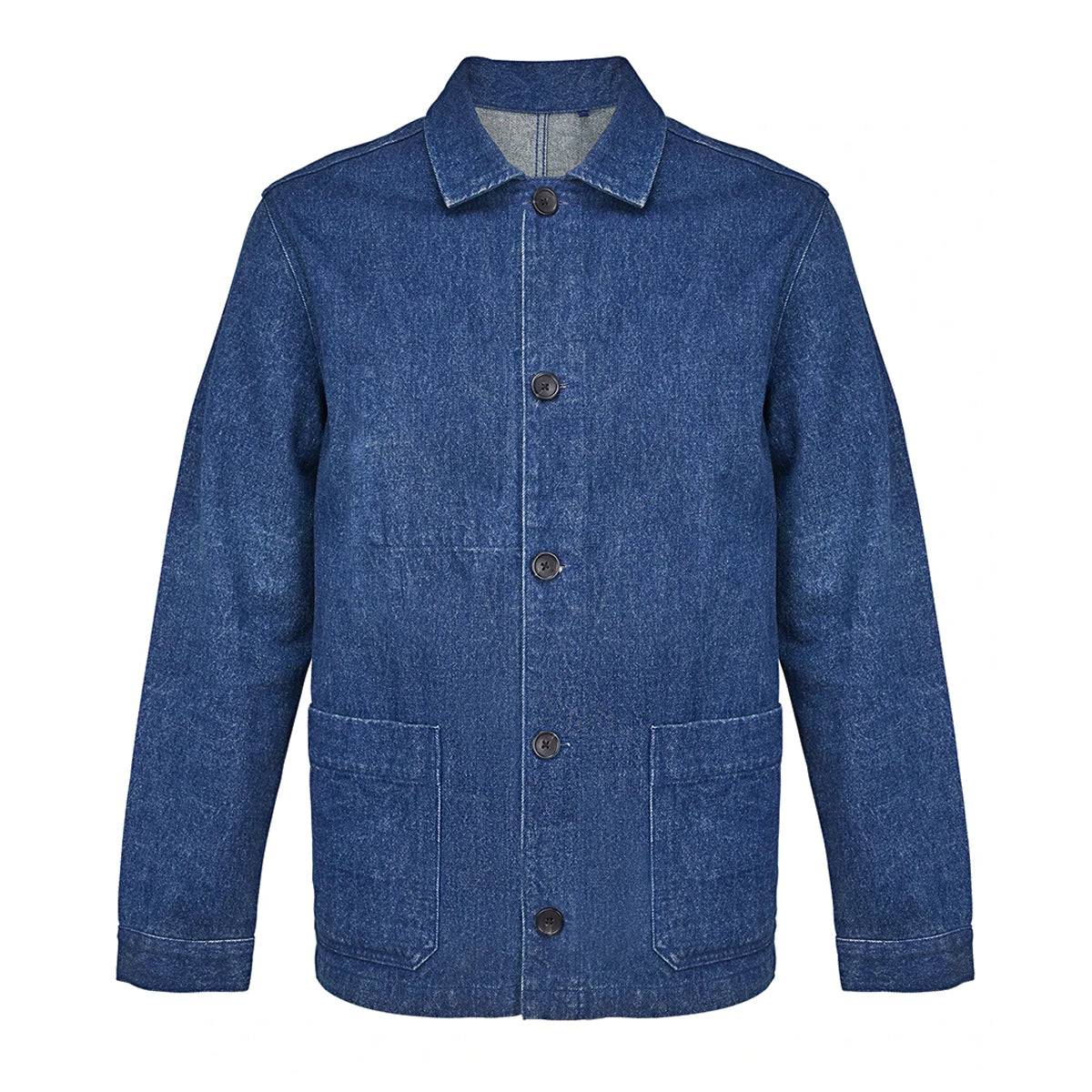 Stonewash Denim - Front - NEOBLU Unisex Adult Mael Utility Jacket