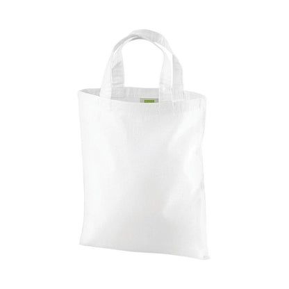 White - Back - Westford Mill Mini Reusable Tote Bag