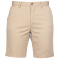 Stone - Front - Front Row Womens-Ladies Chino Stretch Shorts
