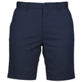 Navy - Front - Front Row Womens-Ladies Chino Stretch Shorts