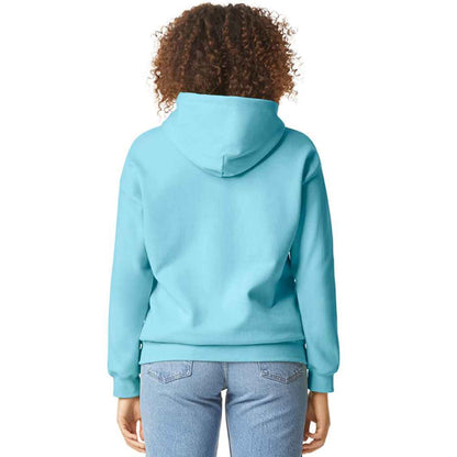 Sky Blue - Back - Gildan Unisex Adult Softstyle Hoodie