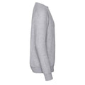 Light Oxford Grey - Side - Jerzees Schoolgear Childrens-Kids Raglan Sweatshirt
