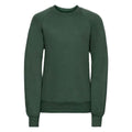 Bottle Green - Front - Jerzees Schoolgear Childrens-Kids Raglan Sweatshirt