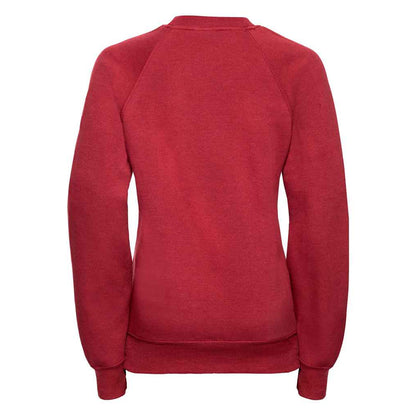 Classic Red - Back - Jerzees Schoolgear Childrens-Kids Raglan Sweatshirt