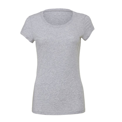 Athletic Heather Grey - Front - Bella + Canvas Womens-Ladies The Favourite Heather T-Shirt