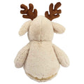 Light Brown - Back - Mumbles Zipped Reindeer Plush Toy