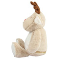 Light Brown - Side - Mumbles Zipped Reindeer Plush Toy