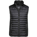 Black - Front - Tee Jays Mens Crossover Quilted Gilet