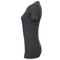 Dark Grey - Side - Bella + Canvas Womens-Ladies The Favourite Heather T-Shirt