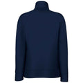 Deep Navy - Back - Fruit of the Loom Womens-Ladies Lady Fit Sweat Jacket