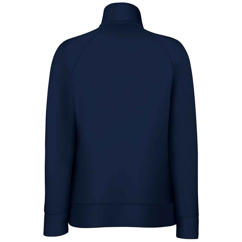 Deep Navy - Back - Fruit of the Loom Womens-Ladies Lady Fit Sweat Jacket
