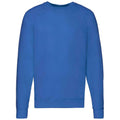 Royal Blue - Front - Fruit of the Loom Unisex Adult Lightweight Raglan Sweatshirt