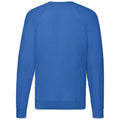 Royal Blue - Back - Fruit of the Loom Unisex Adult Lightweight Raglan Sweatshirt