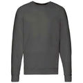 Light Graphite - Front - Fruit of the Loom Unisex Adult Lightweight Raglan Sweatshirt