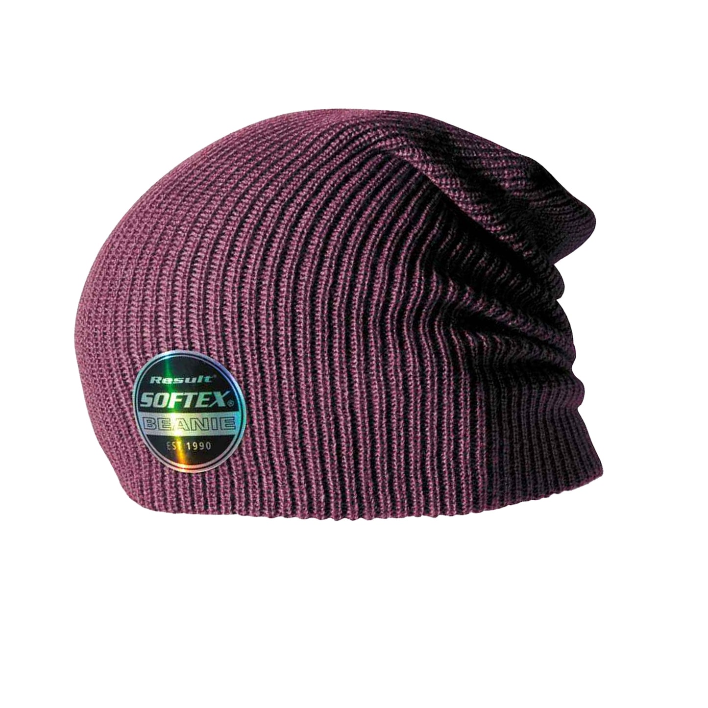 Burgundy - Back - Result Core Unisex Adult Softex Beanie