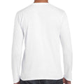 White - Back - Gildan Unisex Adult Long-Sleeved T-Shirt