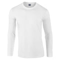White - Front - Gildan Unisex Adult Long-Sleeved T-Shirt