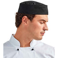 Black - Back - Premier Unisex Adult Turn Up Chef Hat