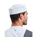 White - Side - Premier Unisex Adult Turn Up Chef Hat