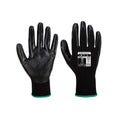 Black - Side - Portwest Unisex Adult Dexti-Grip Gloves