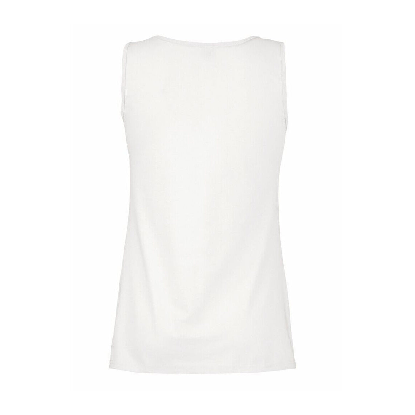 White - Back - Fruit of the Loom Womens-Ladies Value Lady Fit Vest Top