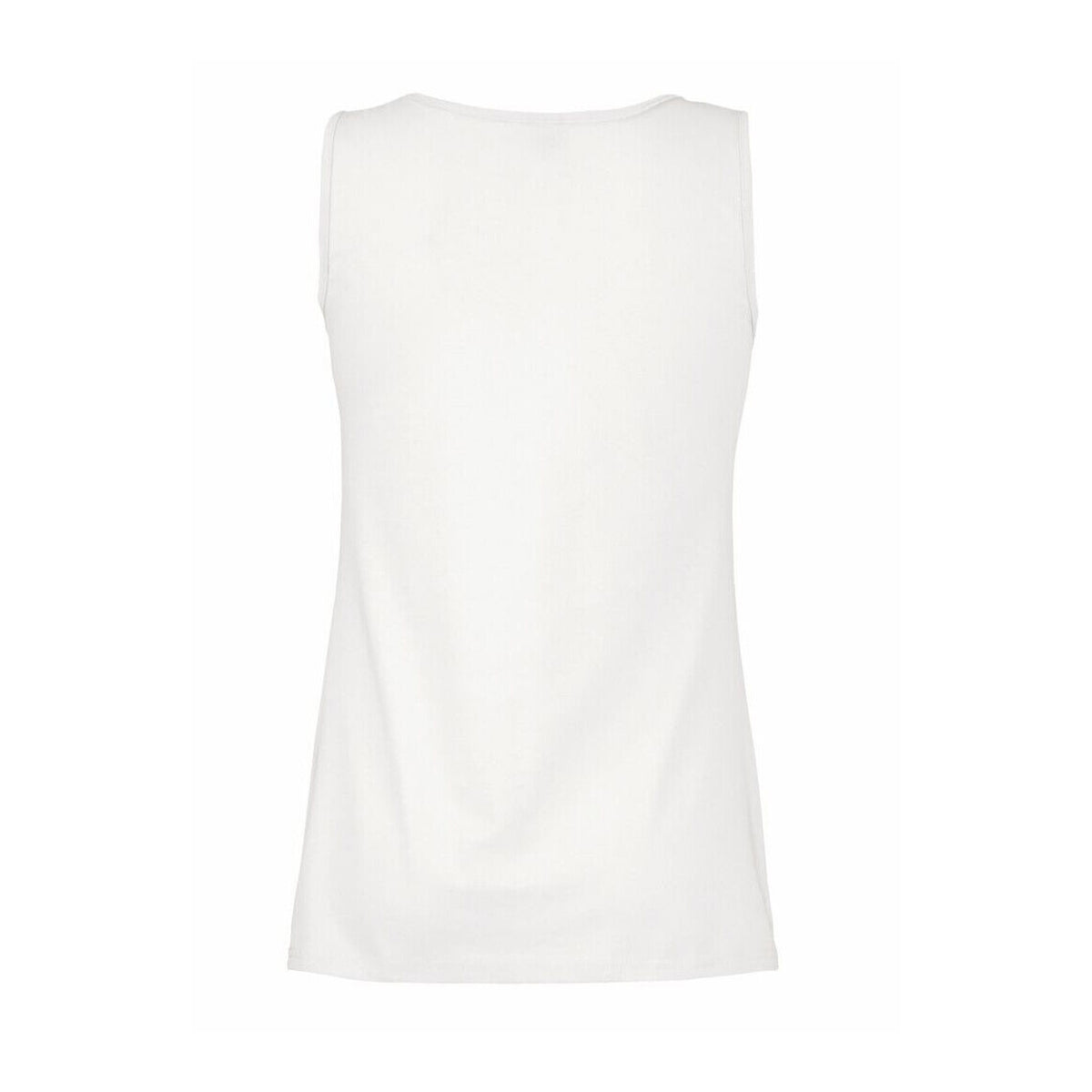 White - Back - Fruit of the Loom Womens-Ladies Value Lady Fit Vest Top